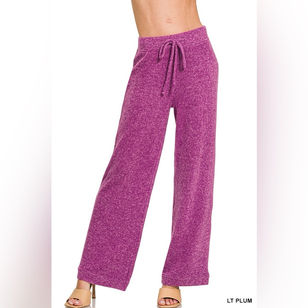 Zenana Soft  Brushed Hacci Pants